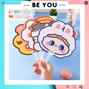 Quạt Cầm Tay Mini Họa Tiết Hoạt Hình Dễ Thương - BEYOU