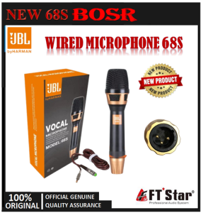 [BOSR] VOCAL WIRED MICROPHONE 68S HEART SHAPED DYNAMIC STAGE/EXCELLENT FREQUENCY/GOOD FOR LIVE PERFORMANCE.