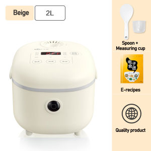 Bear Mini Cooker Beras 2L 3L Kecil 1 2 3 Orang-Orang Periuk Periuk Elektrik Isi Rumah Multi-Fungsi Kecerdasan