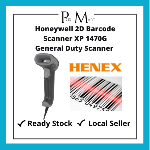 Honeywell Handheld 2D / QR Area-Imaging Barcode Scanner Voyager XP 1470G General Duty Scanner