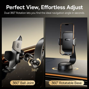 Baseus PrimeTrip C03 Air Clamping Car Mount Suction Cup Version