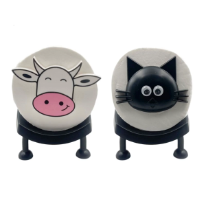 Lovely Cow/Cats Shaped Toilet Roll Holder Paper Towel Organizer Easy Assembly Tissue Dispenser Home Decoration Supplies