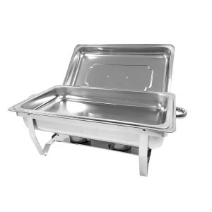 KT WARE STAINLESS STEEL CHAFING DISH FOOD WARMER SERVING TRAY BUFFET TRAY BERKAS LAUK TRAY HIDANGAN KENDURI TRAY