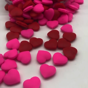 10Pcs Heart Shape Silicone Tennis String Dampener Tennis Racket Damper Shock Absorbers for Tennis Racket and String