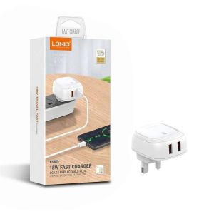 [READY STOCK] LDNIO A2512Q 18W TRAVEL FAST CHARGER 2 USB OUTPUT QC3.0
