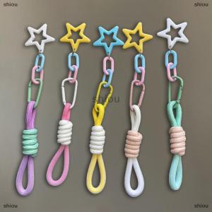 [COD] shiou Fluorescent Color Phone Strap Mesh Landyard For Bags Braided Strips Keycord Hanging Trousers Accessories Keychain