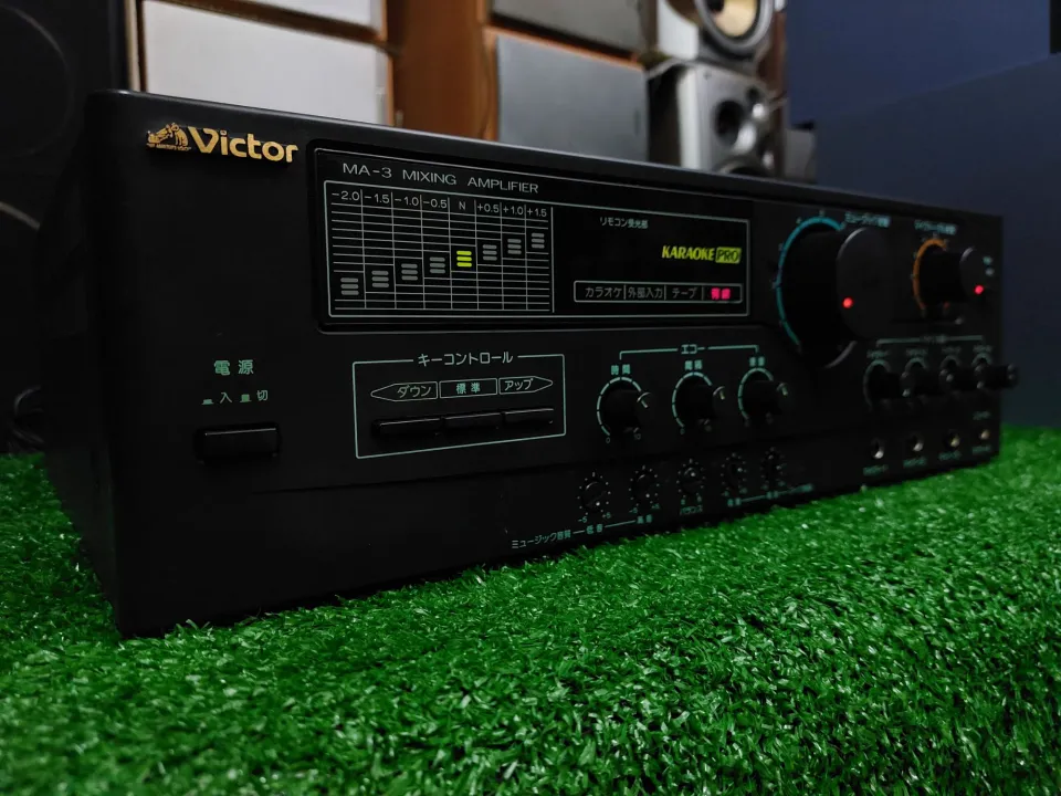 แอมป์ VICTOR(JVC)รุ่นMA-3 Karaoke PRO จากตู้ยี่ปุ่นมือ2ใช้ไฟ100  สุง/กว้าง/ยาว/14/43/39/cm หนัก11กก.สภาพมือ2ถือว่าสวยใช้งานปกติตามคลิป |  Lazada.co.th