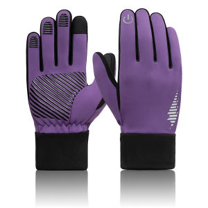 Sports Cycling Gloves Warm Breathable Non-Slip Touchscreen Cycling Gloves Thicken Shockproof Comfortable Bicycle Gloves