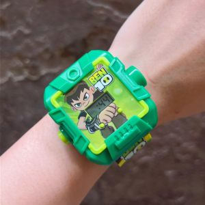 [N-Time]Shop นาฬิกาข้อมือเด็กชาย แฟชั่น มาใหม่ล่าสุด ฉายภาพได้ สายยาง สวมใส่สบาย