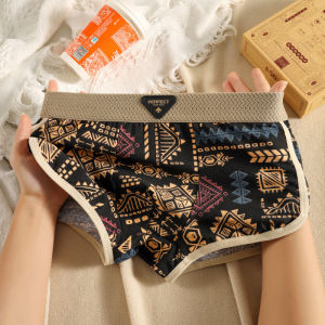 High-end Mens Antibacterial Underwear/Moisture Wicking American Comfortable Mens Breathable Cotton Boxer Shorts/Quick-Dry Cotton Boxer Breathable Soft Fabric