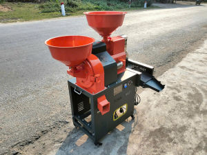 Máy chà trăng gạo vừa xát vừa nghiền bột liên hoàn TF58