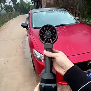 Super Powerful Turbine Blower Industrial Small Car Ash Blower Household Snow Blower Dust Collector Handheld Car Blower Multi-function Cleaning Blower (No Battery)