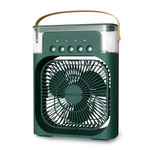 Cooling And Refreshing Fan Air Conditioner Household Small Air Cooler LED Nightlight Portable Humidifier Air Conditioning Fan Of