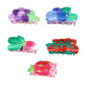 Popular Hair Claw Clip Theme Hair Holder For Women Acrylic Hair Styling Tool Ponytail Holder Fashion Headpiece