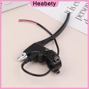 Heabety 1 Pair E-Bike Rear Brake Lever Electric Bicycle Brake Handle Cycling Bike Accessory Riding Brake Tools