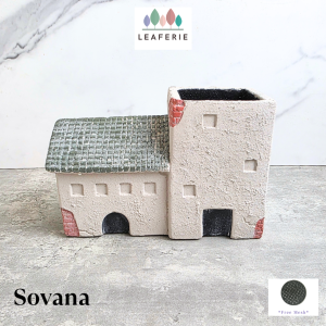 The Leaferie Sovana house flowerpot . flowerpots . flower pot . planters . plant planter pots . cement