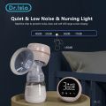 Dr. Isla EB11 Electric Breast Pump with Bottle Silent Massage Rechargeable LED Display Breast Sucking BPA Free Painless Pumping Electric Breast Pump Powerful Painless Adjustable Nipple Suction. 