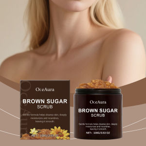 Reduces Roughness Brown Sugar Body Scrub Gently Cleanses Dead Skin Plant Oils Nourish Skin Leaving It Smooth and Soft
