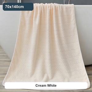 【Lucky Home】 Coral Fleece Bath Towel / Soft Absorbent / Quick Dry / 2 Sizes