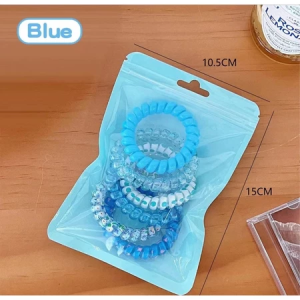 colored telephone line hair ties spiral coil hair