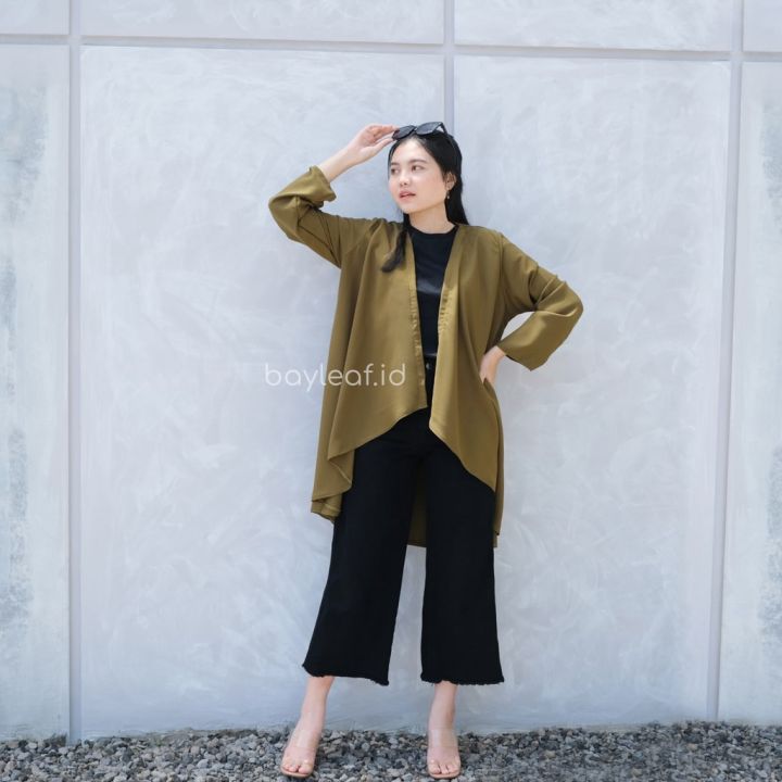 Bayleaf.id Clarissa Outer Bahan Jasmine Lengan Panjang