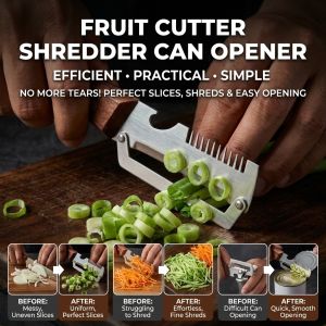Onion Cutter Vegetable Cutter / Stainless Steel Triple-in-1 Grater / Multi-function Peeler / Home Kitchen / Homemaker Kitchen Enthusiast
