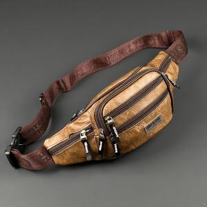 Tas Selempang Pria Tas Bahu Kulit PU Lether