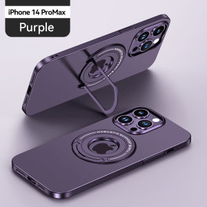 KISSCASE Magsafe Bracket Case For iPhone 15ProMax With Mobile Phone Holder Hide Stand Hard Cover For Wireless Case For iPhone 15 Plus 14 13 12 Phone Back Cover