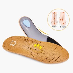1 pair plantar fasciitis arch support insoles with metatarsal pads full length insoles for men and women - Orthopaedic insoles - Flat foot heel spur pain relief insoles