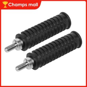 1Pair 10mm E-bike Axle Foot Rest Pegs Aluminum Alloy Skidproof Rear Pedals Set For E-bike