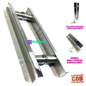 handle pintu rumah minimalis model baut tembus untuk pintu kaca dan kayu model pintu depan dan kamar