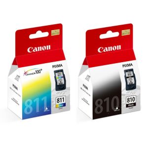 Original Canon 810 & 811 (PG 810 & CL 811) Ink Cartridge
