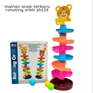 MAINAN ROTATING ORBIT / MAINAN EDUKASI ROTATING ORBIT / MAINAN SELUNCURAN BOLA