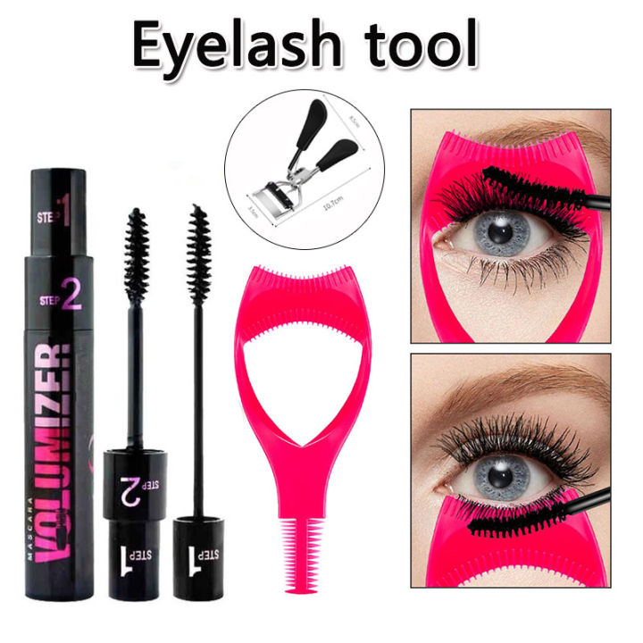 3 in 1 Mascara Shield Applicator Guard Eyelash Guide Aid Lash Assist