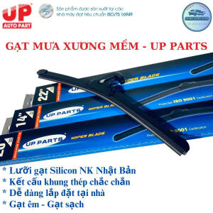 Gạt mưa ô tô DAEWOO Gentra Lacetti Lanos Nubira Matiz Xương mềm Silicone UP PARTS CHÍNH HÃNG.