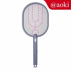 AOKI Raket Nyamuk Elektrik Jaring Besar 1200mAh - USB Type-C Pengisian Cepat Baterai Tahan Lama Desain Stylish