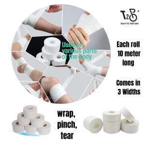 T2P Athletic Rigid Sports Tape | High-Adhesive Grip & Joint Wrap for Weightlifting & Cross-Training