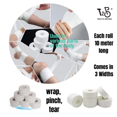 T2P Athletic Rigid Sports Tape | High-Adhesive Grip & Joint Wrap for Weightlifting & Cross-Training
