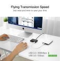Hub USB 3.0 4 cổng tốc độ 5Gbps dài 25-30cm UGREEN CR113 | Màu đen | Thêm 4 cổng USB 3.0 | Bảo hành 18 tháng 1 Đổi 1 |. 