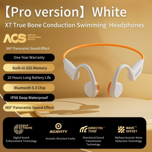 POLVCDG tai nghe truyền âm qua xương X10 Pro bơi Tai nghe Tai nghe bluetooth bơi chống nước Tai nghe nhét tai thể thao IPX8 tai nghe trong chống nước