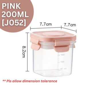 Baby Food Storage Container ( 200ml / 300ml / 500ml ) BPA Free with Build in Ice Pack Keep Food Chilled and Fresh