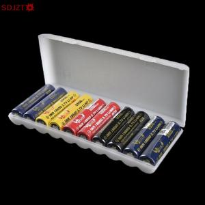 🚚【Local Express Delivery】🚚 Portable plastic battery case cover holder storage box for 10pcs 18650 Batteries