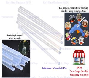5 Cây Keo Nến Nhỏ Keo Silicon Dán Vật Dụng Làm Đồ Handmade Dùng Chung Với Dụng Cụ Bắn Keo Hoặc Đốt Bằng Lửa- KINSHOPHANDMADE