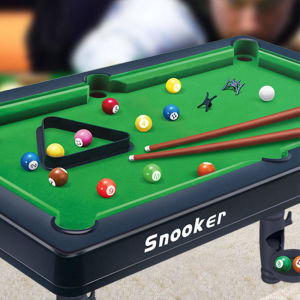 Children Mini Billiard Pool Table Set Game Billiards Miniature Billiard Cues Balls Home Party Parent-child Educational Games Interaction Game For Kids Gift