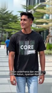 ✅ Oversize 210g cod outlets core T shirt men short sleeve denim printing jeans material outelts T-shirt trendy printed men summer round neck casual short sleeve tees .C