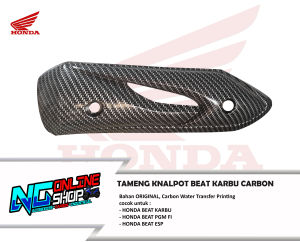TUTUP KNALPOT BEAT KARBU CARBON
