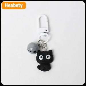 【2-3 days delivery】 Cute Black White Cat Keychain Pendant Backpack Hangings Ornaments Accessories Gifts