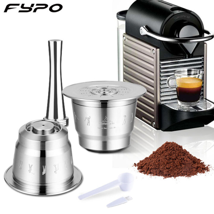 Fypo Stainless Steel Coffee Capsule Filter Set Reusable Coffee Pod - Main Image