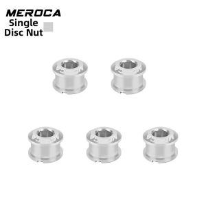 NALANILI 5pcs M8 Bu lông đĩa đơn Nhiều màu sắc Hợp  nhôm Ốc vít màu đỏ đen xanh dương và vàng.  65mm Bu lông đĩa xích bộ giò dĩa xe đạp dành cho xe đạp địa hình và xe đạp đường trường.