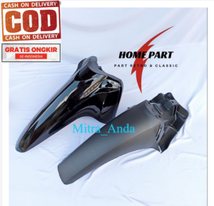 SPAKBOR SLEBOR DEPAN SUPRA X 125 NEW BATMAN SET SAMBUNGAN BAHAN TEBAL STANDAR ORIGINAL